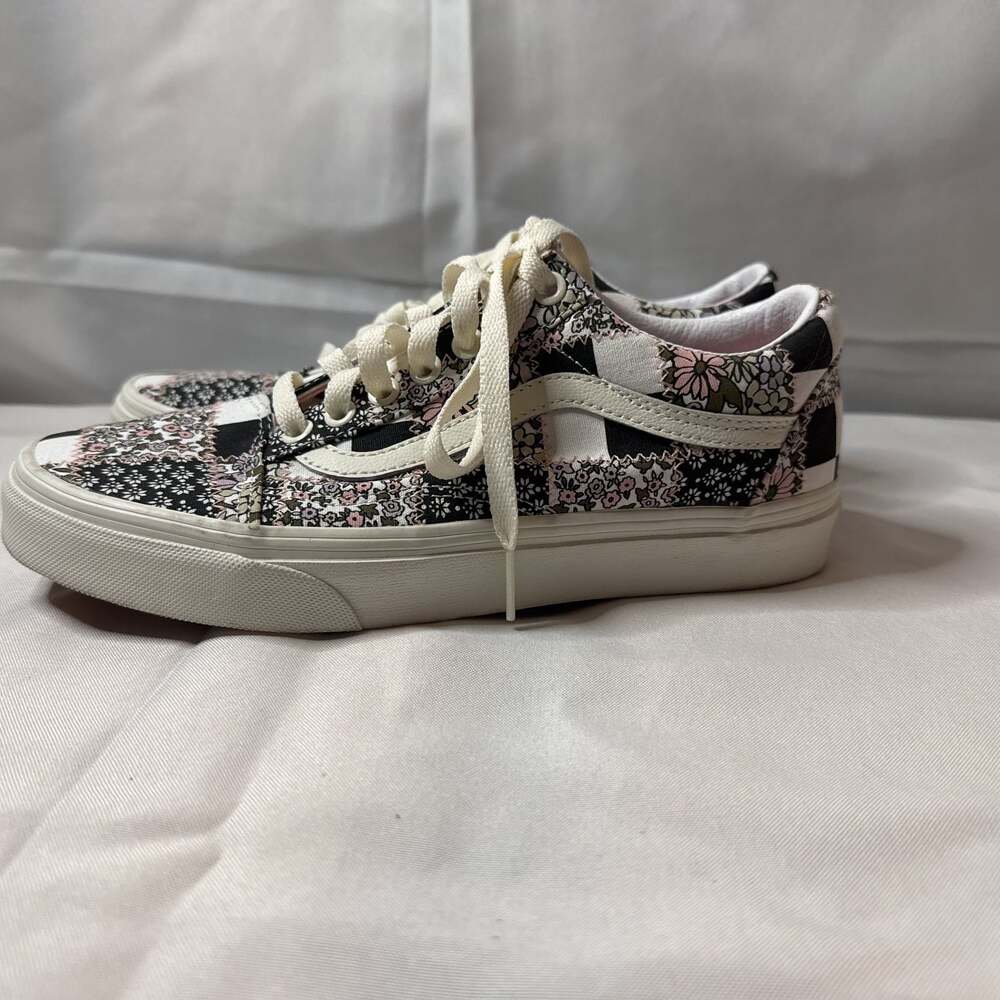 Vans Old Skool Patchwork Floral Low Top Sneakers